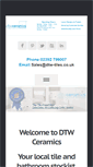 Mobile Screenshot of dtw-tiles.co.uk